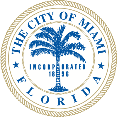 O logotipo da Cidade de Miami, Flórida