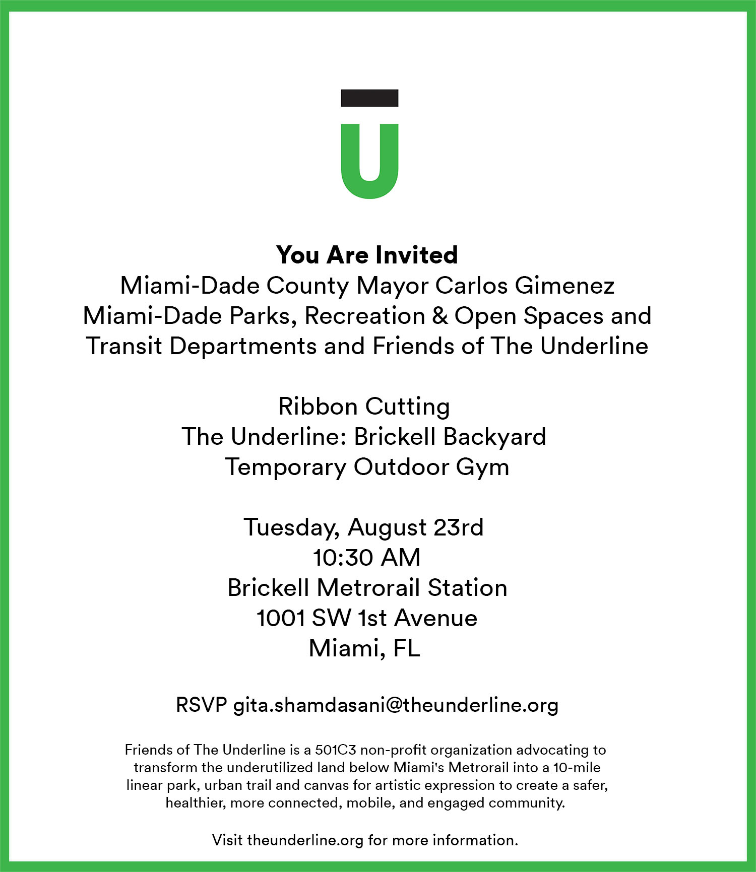 Underline Ribbon Cutting 082316