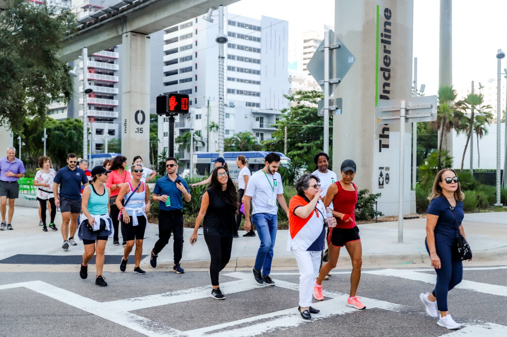 Walking on The Underline Brickell Backyard