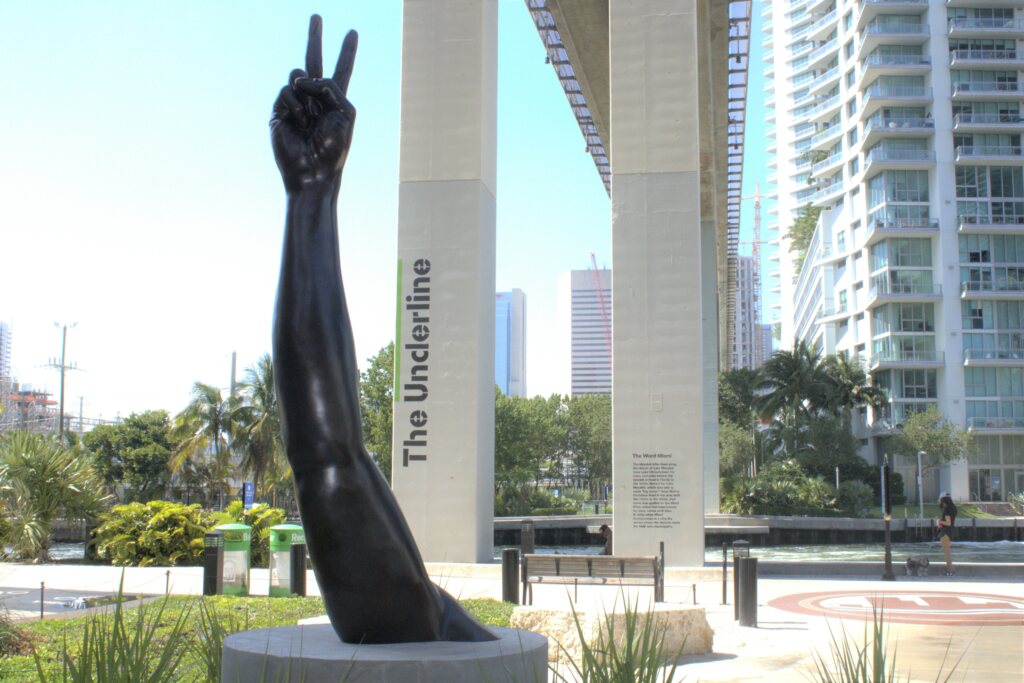 Duality by Hank Willis Thomas, The Underline's River Room