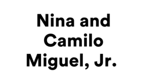 Nina y Camilo Miguel, Jr.